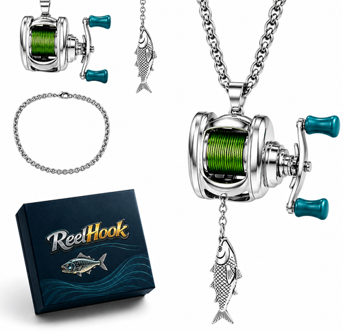 ReelHook™ | Collar de Carrete para Pescadores