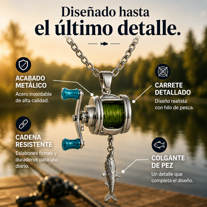 ReelHook™ | Collar de Carrete para Pescadores