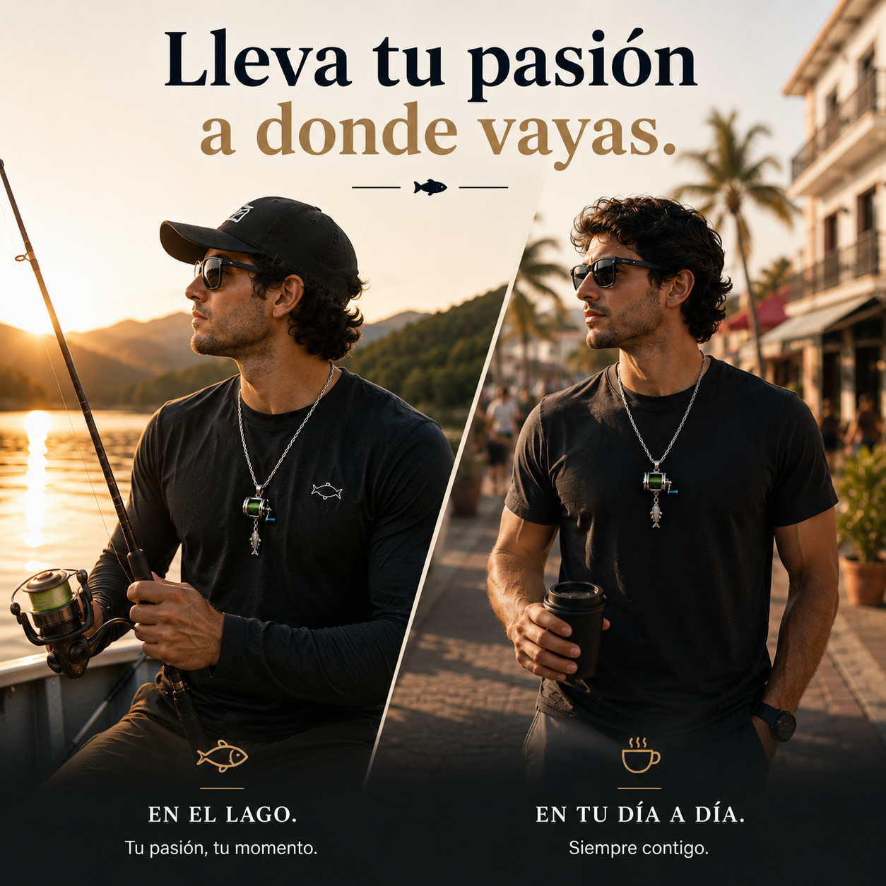 ReelHook™ | Collar de Carrete para Pescadores